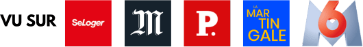 Vu sur SeLoger, Le Monde, Le Parisien, La Martingale et M6
